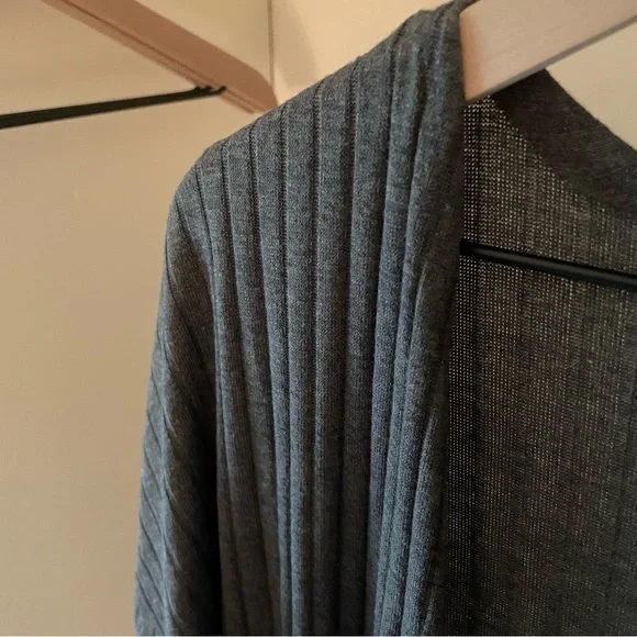 Mango Ribbed Lounge Cardigan Shell - Picture 4 of 4